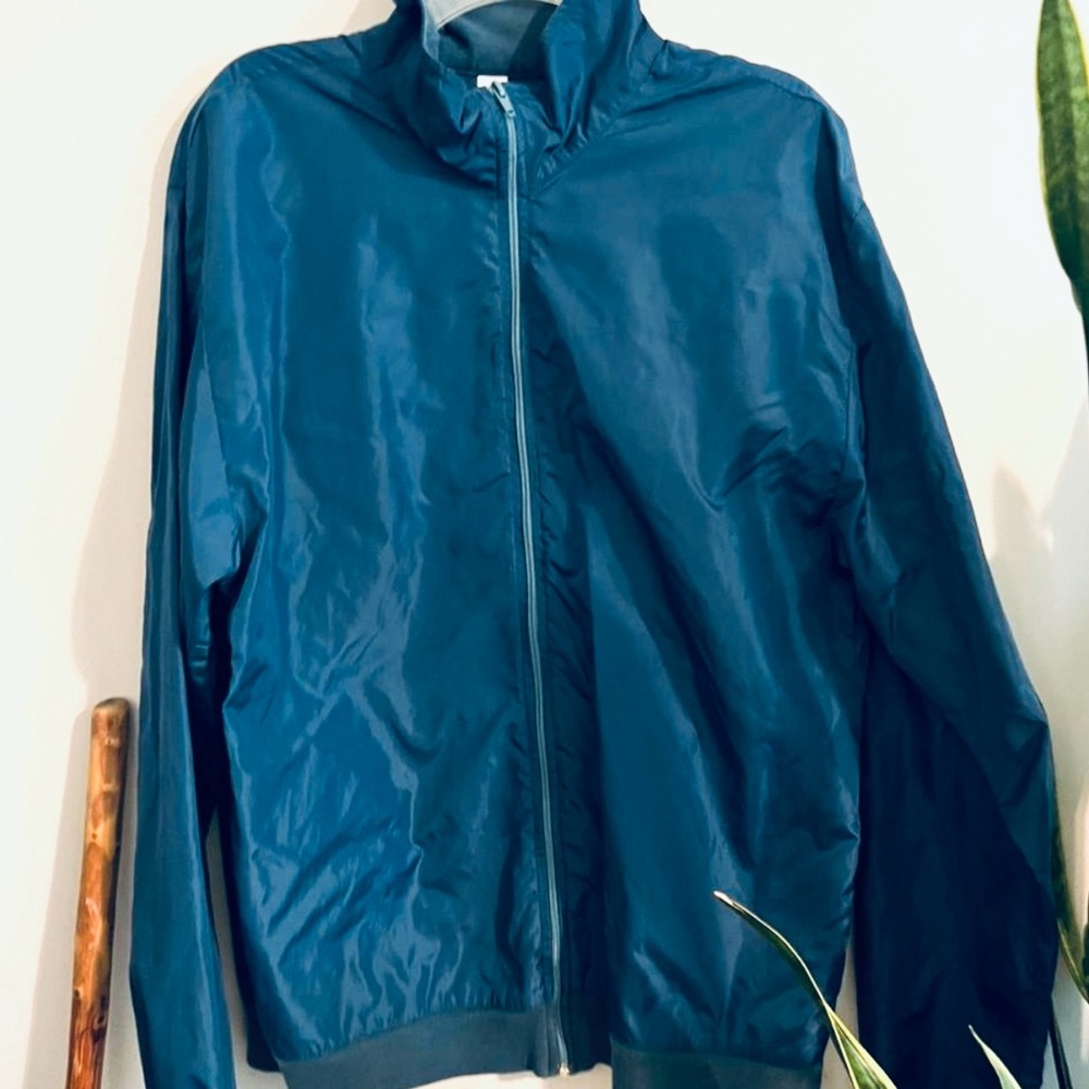 Standard American Teal‎ Raincoat Jacket, XL